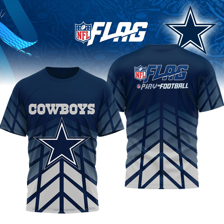 Premium NFL DAL Flag Football T-shirt V1 NMD TTV