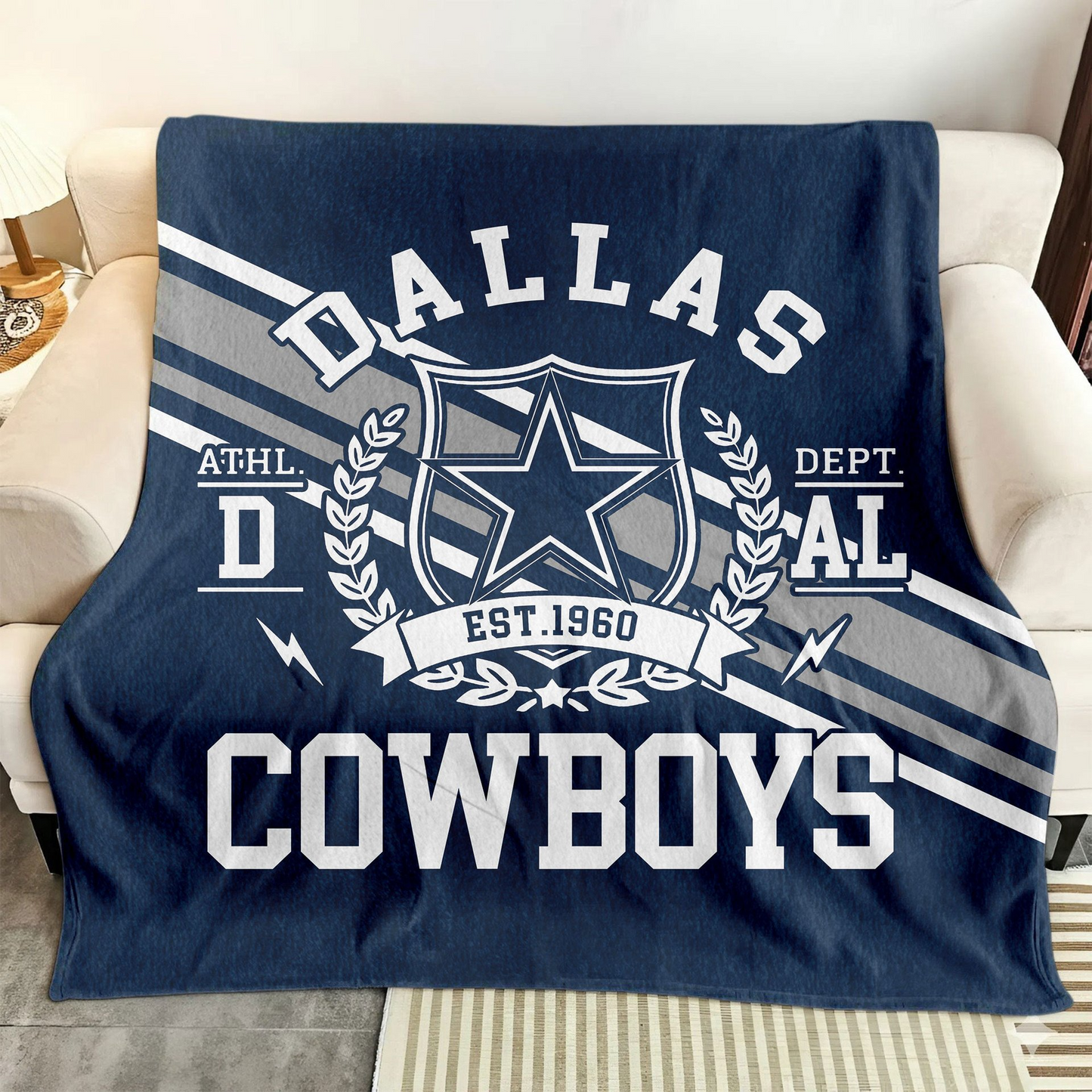 Premium NFL DAL Legacy Fleece Blanket V3 NMD TTV
