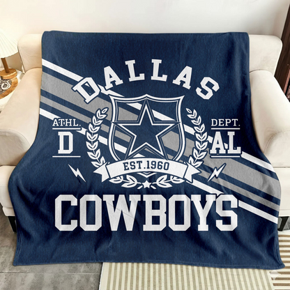 Premium NFL DAL Legacy Fleece Blanket V3 NMD TTV