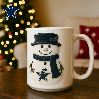 Premium NFL DAL Santa Ceramic Mug V1 NMD TTV