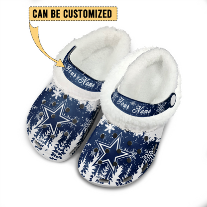 Premium NFL DAL Winter Fleece Clogs V1 NMD TTV