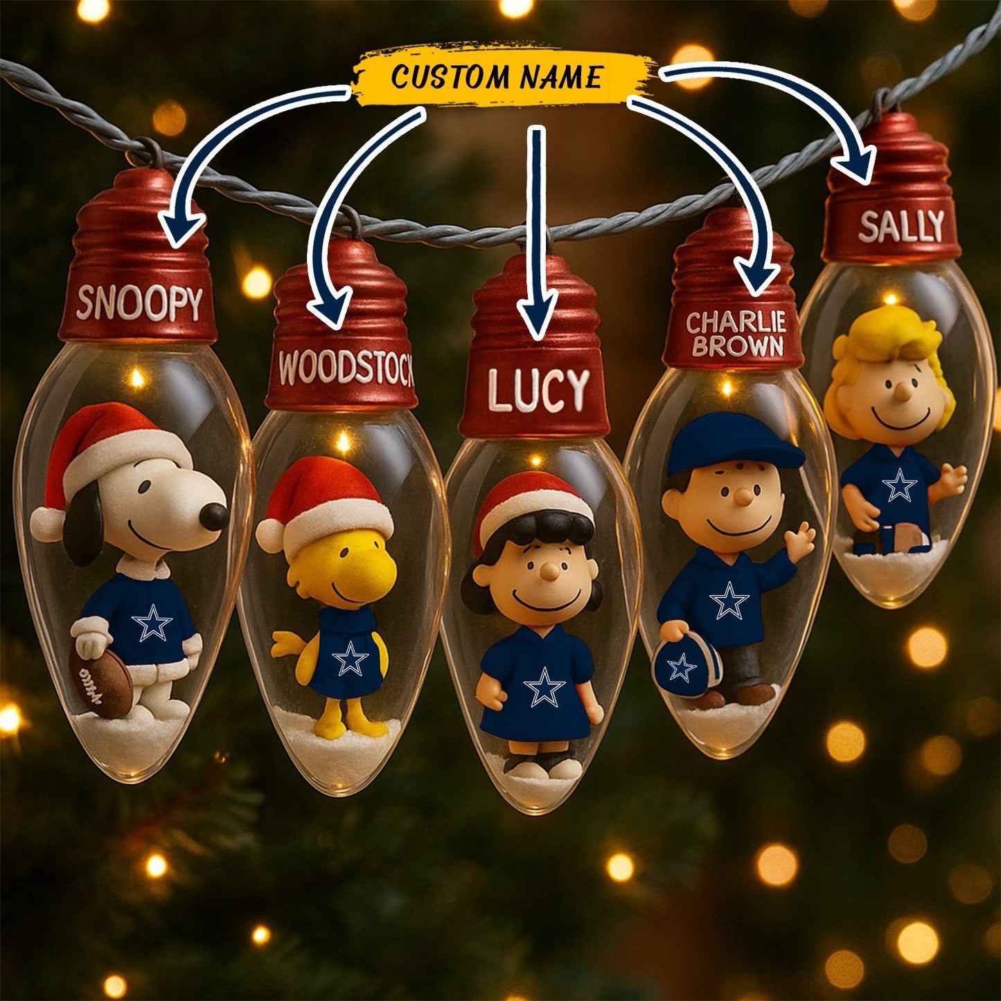 Premium NFL DAL x SNP String Lights V1 NMD NHM