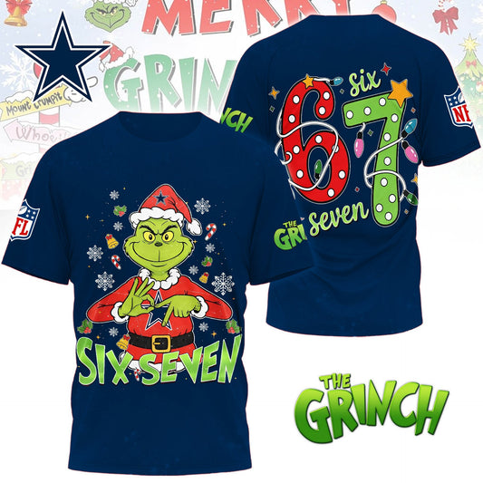 Premium NFL DAL x The Grinch Six Seven T-shirt V14 NMD NHM