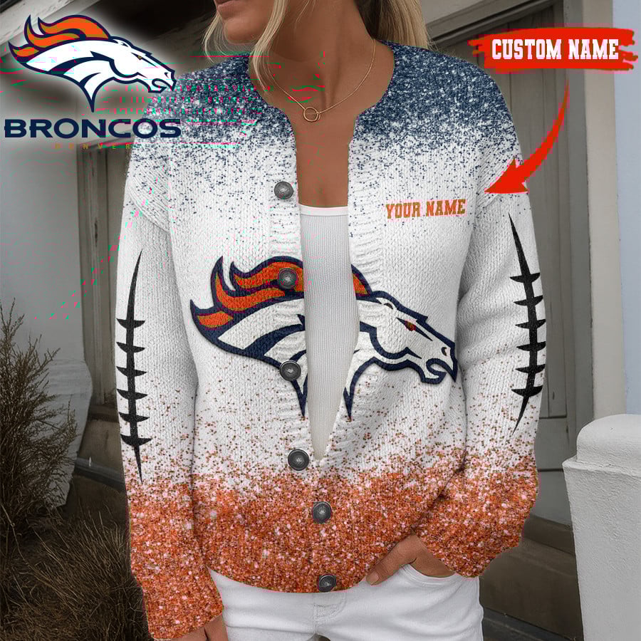Premium NFL DEN Cozy Knit Cardigan V1 NMD NHM