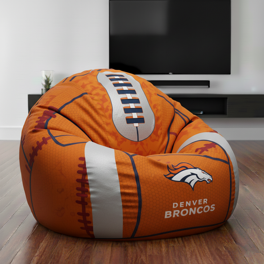 Premium NFL DEN Lounge Bean Chair V1 NMD TTV