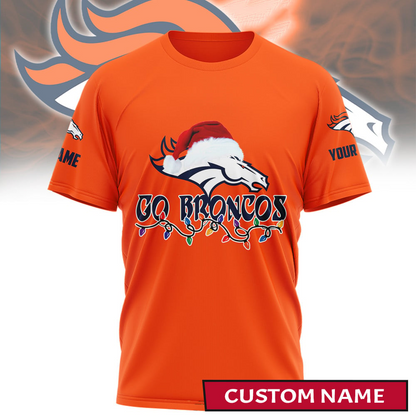 Premium NFL DEN Merry Christmas T-shirt V1 NMD TTV