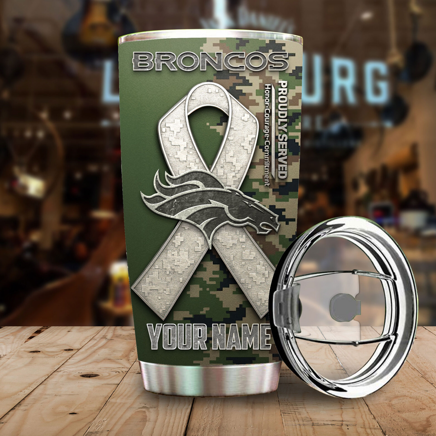 Premium NFL DEN Proudly Served Tumbler V1 NMD TTV