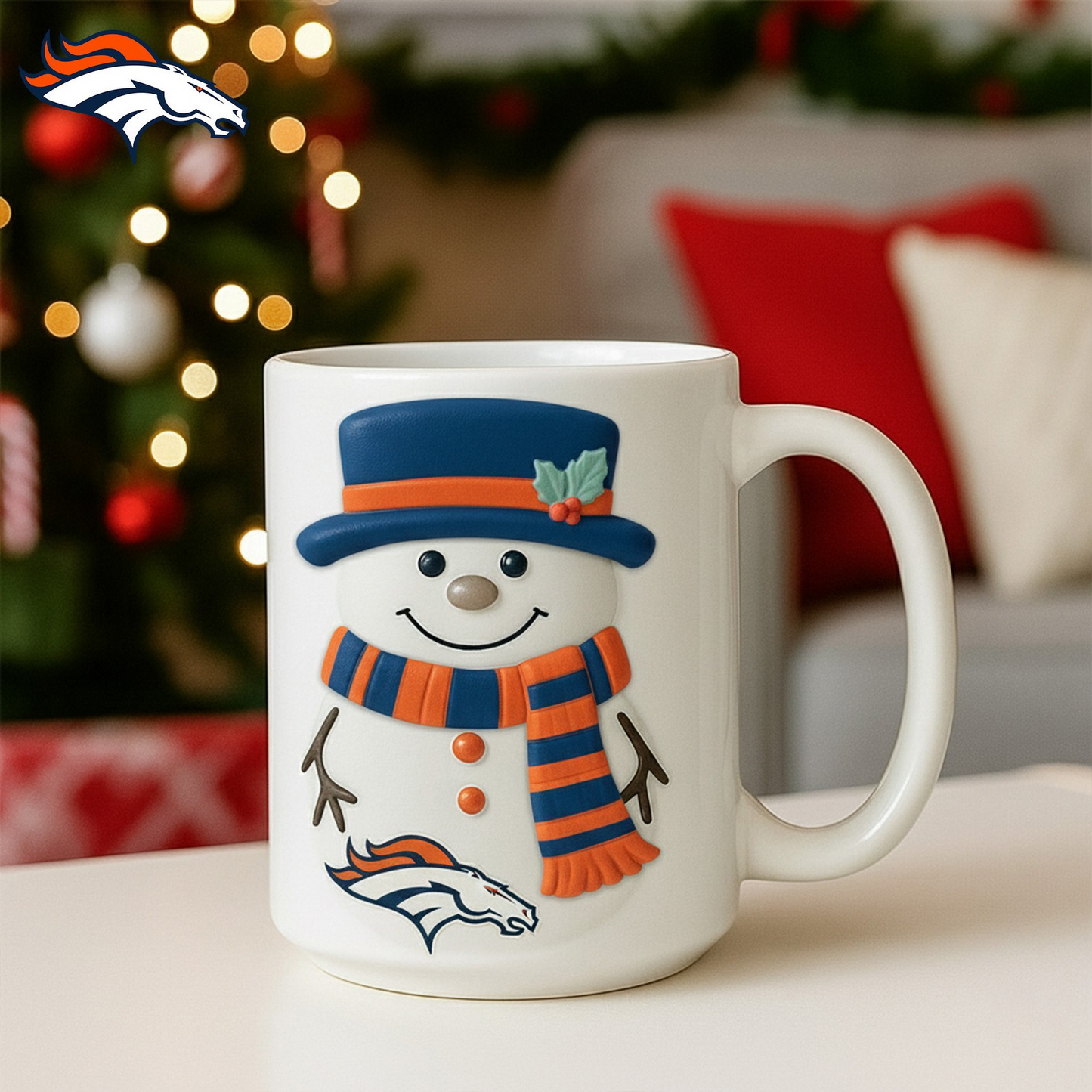 Premium NFL DEN Santa Ceramic Mug V1 NMD TTV