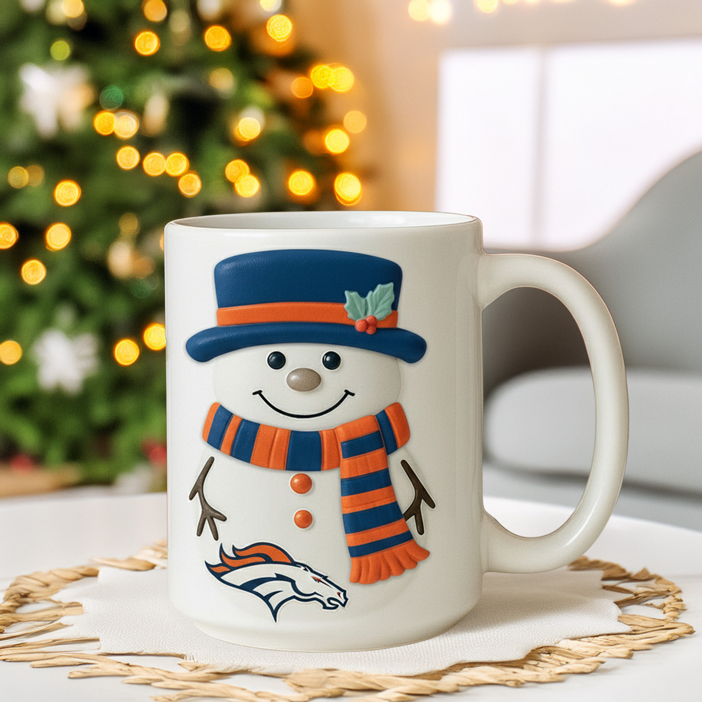 Premium NFL DEN Santa Ceramic Mug V1 NMD TTV