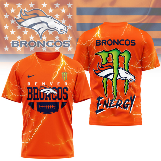 Premium NFL DEN x Monster Energy T-shirt V1 NMD TTV