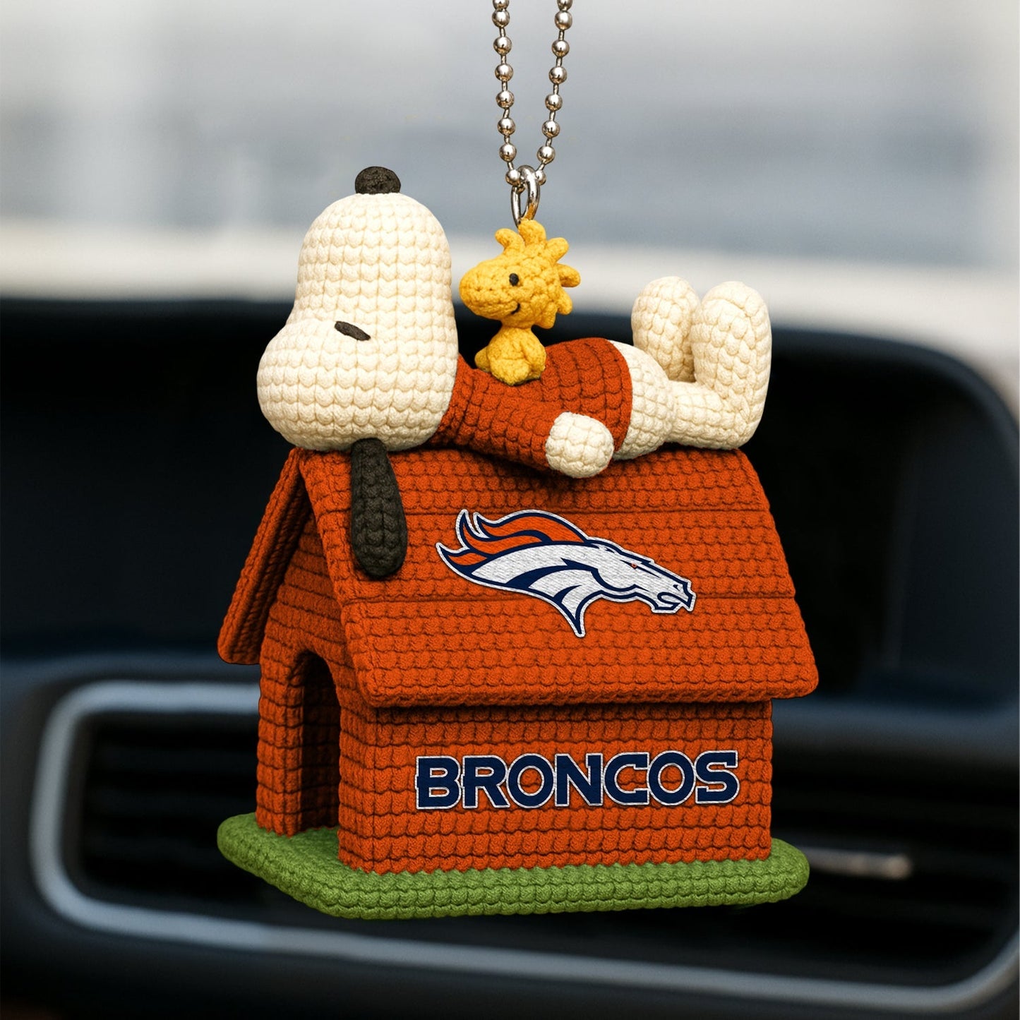 Premium NFL DEN x SNP Knitted Car Ornament V8 NMD NHM