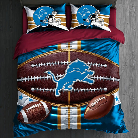 Premium NFL DET Piece Bedding Set V1 NMD NHM