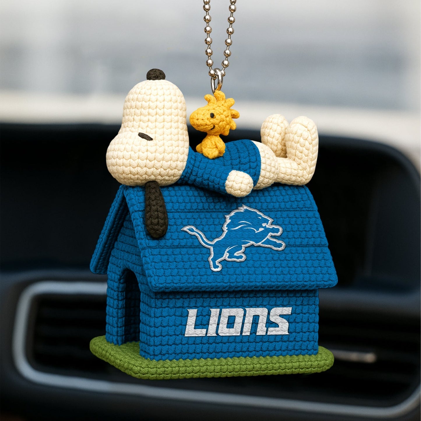 Premium NFL DET x SNP Knitted Car Ornament V8 NMD NHM