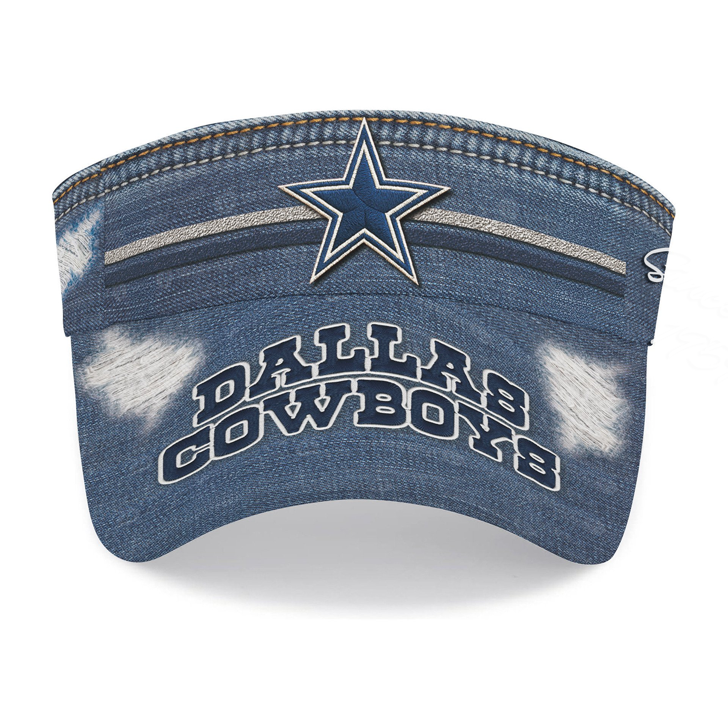 Premium NFL DLCB Denim Sun Visor Cap V2 NMD  DDT TTV