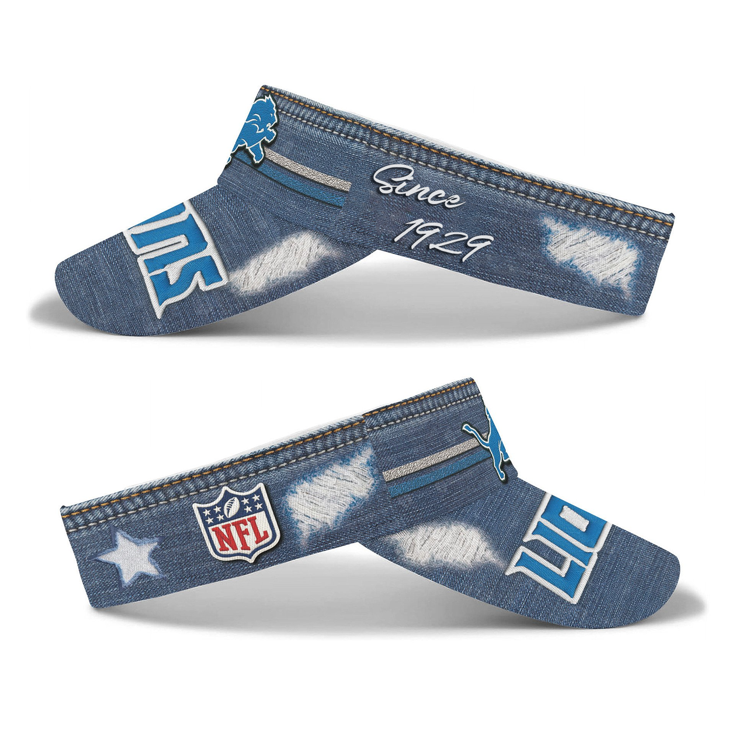 Premium NFL DTLN Denim Sun Visor Cap V2 NMD  DDT TTV