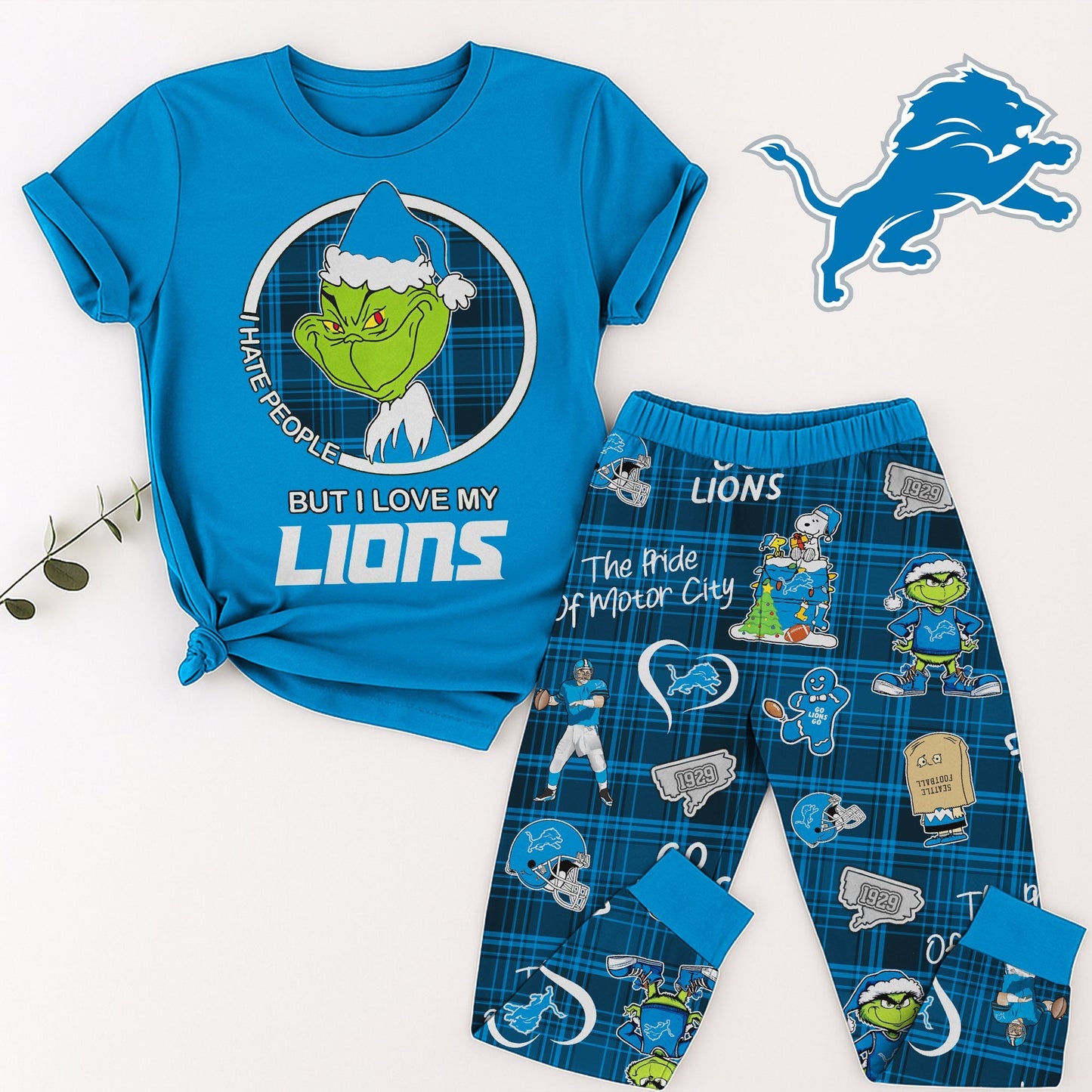 Premium NFL DTLN Pajamas Set V1 NMD NHM