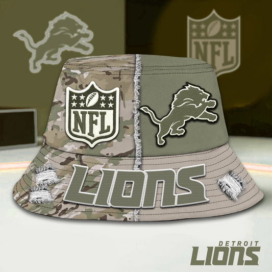 Premium NFL DTLN Salute To Service Bucket Hat NMD  TTV