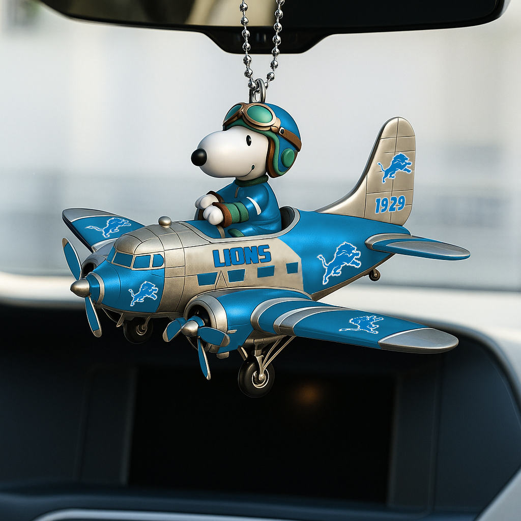 Premium NFL DET x SNP Car Ornament V1 NMD TTV