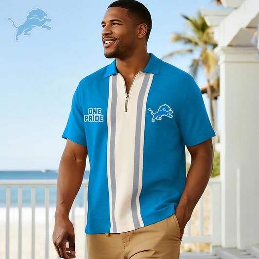 Premium NFL DTLN Zip Polo Shirt V1 NMD 030925 TTV