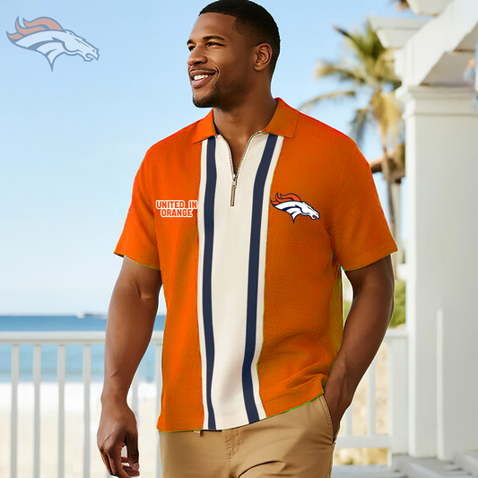 Premium NFL DVBC Zip Polo Shirt V1 NMD 030925 TTV