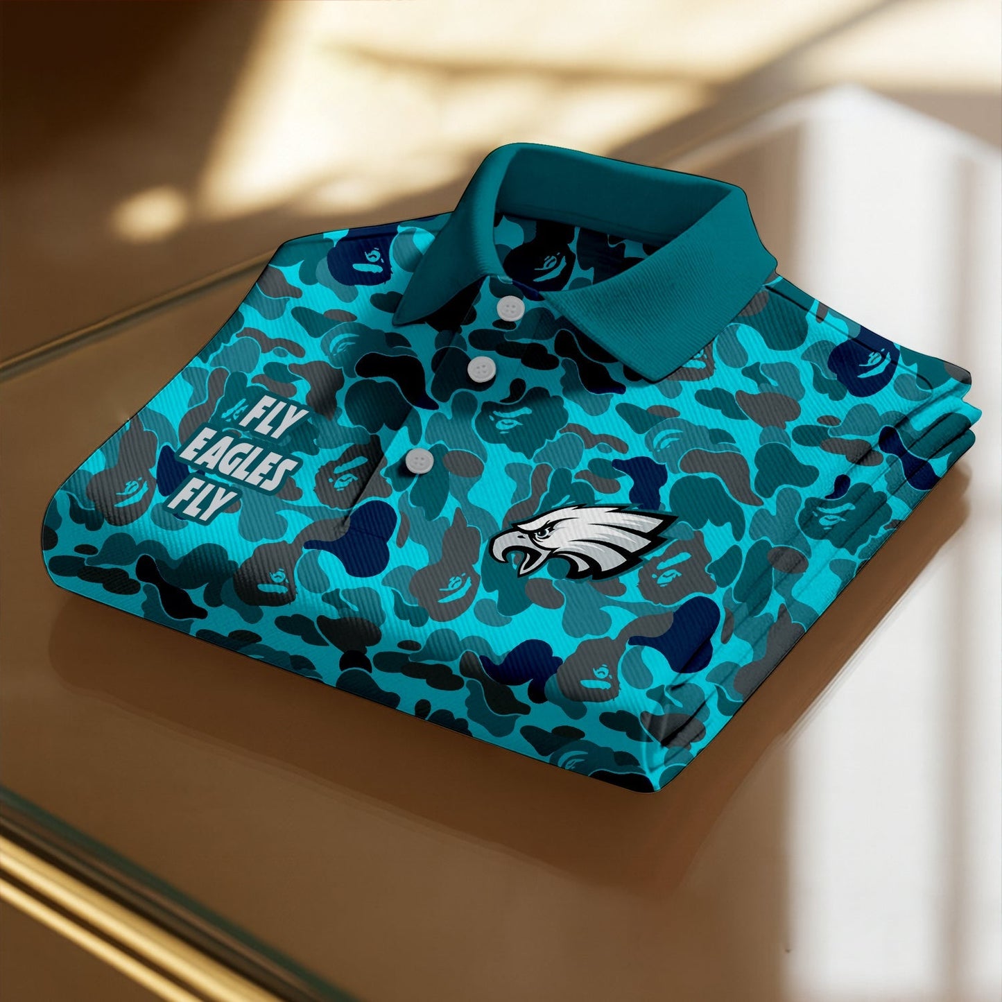 Premium NFL EG Urban Fade Camo Polo Shirt V13 NMD TTV