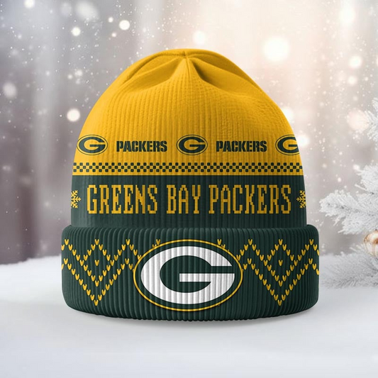 Premium NFL GB Beanie Hat V1 NMD TTV