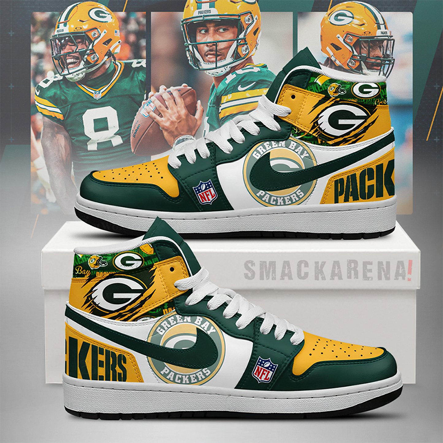 Premium NFL GB Classic High-Top Sneaker V1 NMD 111125 TTV