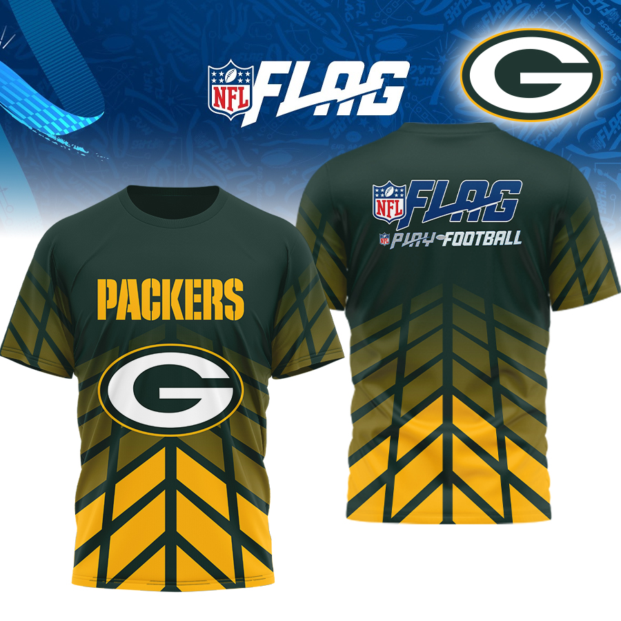 Premium NFL GB Flag Football T-shirt V1 NMD TTV