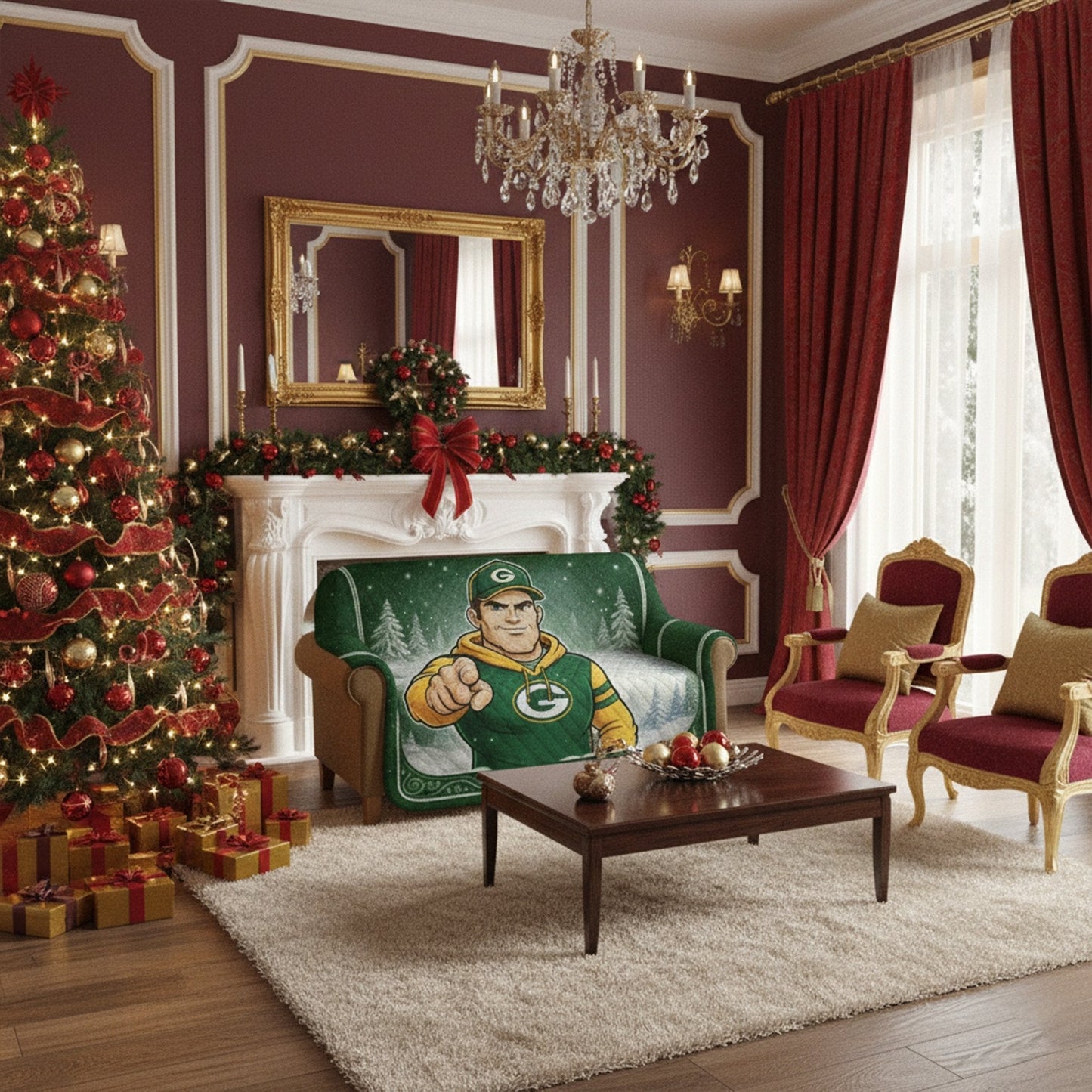 Premium NFL GB Fleece Blanket V2 NMD NHM