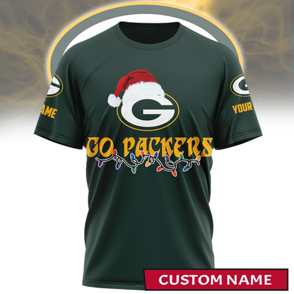 Premium NFL GB Merry Christmas T-shirt V1 NMD TTV