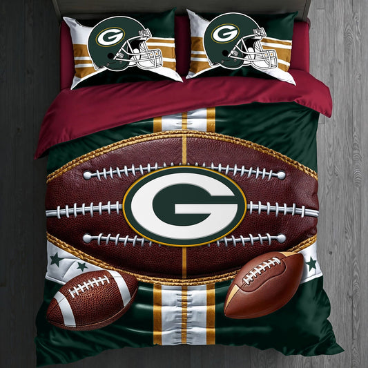 Premium NFL GB Piece Bedding Set V1 NMD NHM