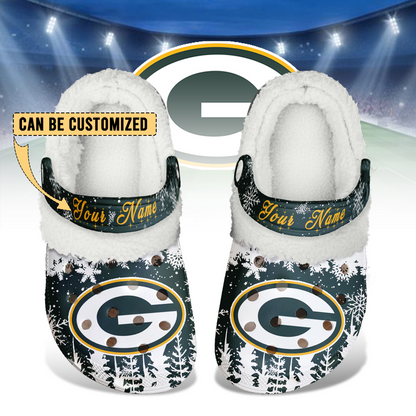 Premium NFL GB Winter Fleece Clogs V1 NMD TTV