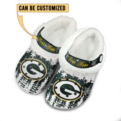 Premium NFL GB Winter Fleece Clogs V1 NMD TTV