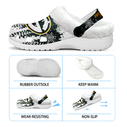 Premium NFL GB Winter Fleece Clogs V1 NMD TTV
