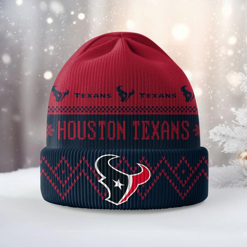 Premium NFL HOU Beanie Hat V1 NMD TTV