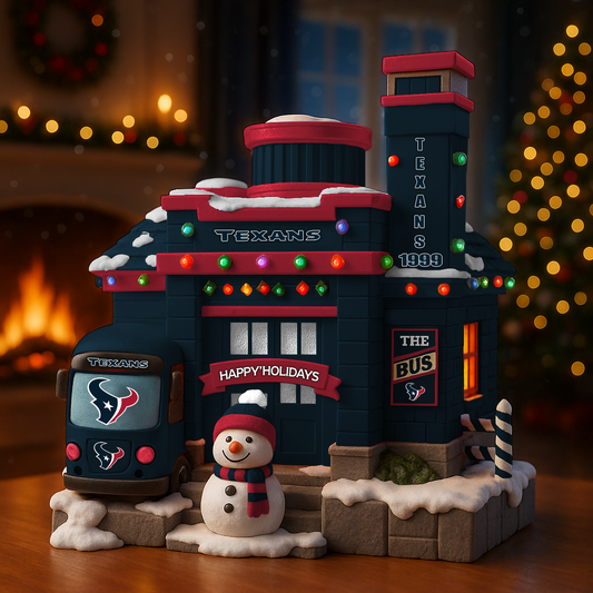 Premium NFL HOU Christmas Acrylic Plaque V8 NMD TTV