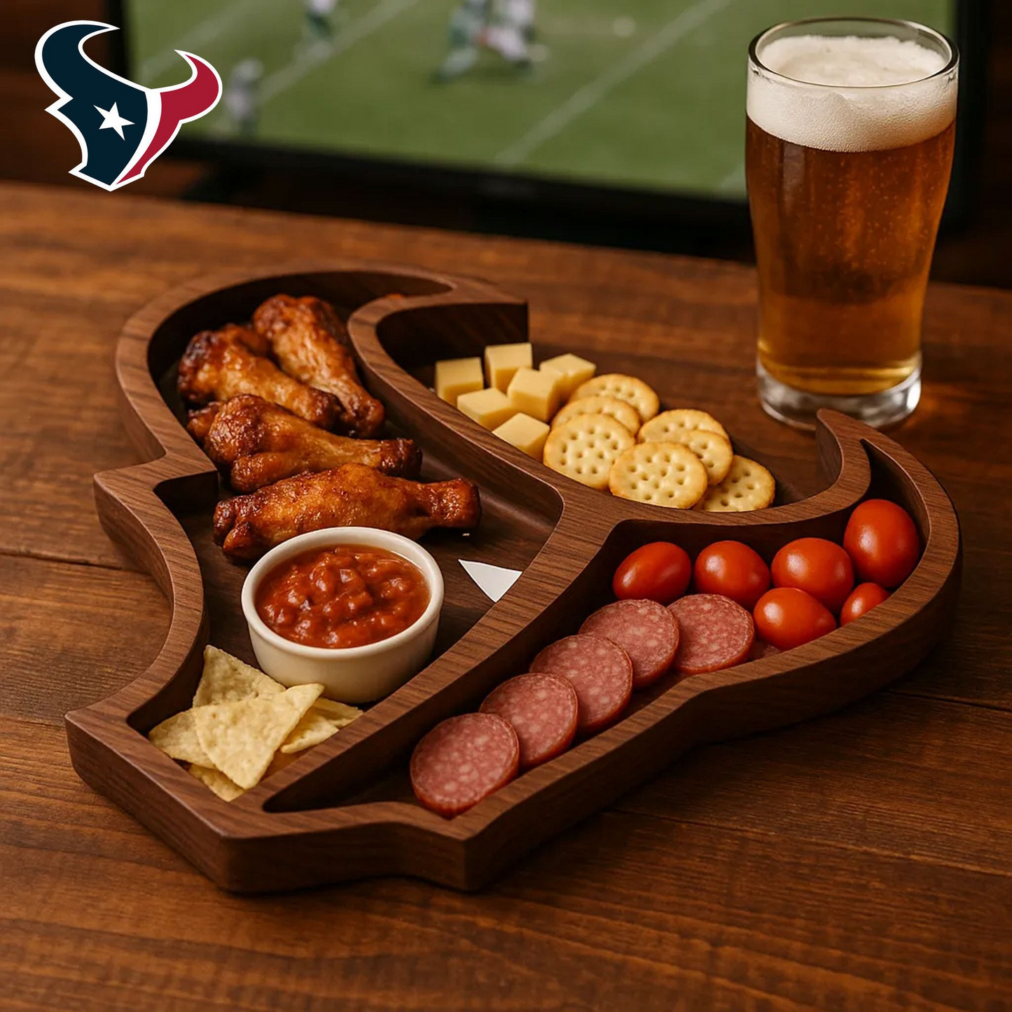 Premium NFL HOU Game Day Platter V1 NMD TTV