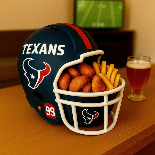 Premium NFL HOU Legacy Football Helmet Snack Bowl V1 NMD TTV