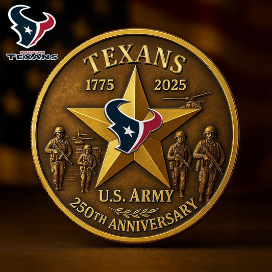 Premium NFL HOU U.S Army Anniversary Coin V1 NMD NHM