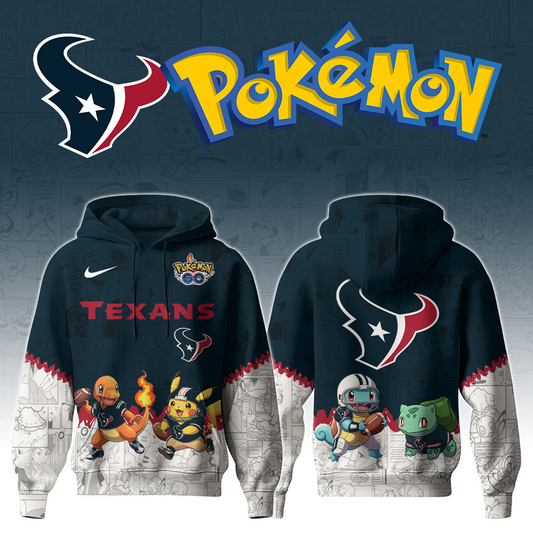 Premium NFL HOU x Pokemon Hoodie V1 NMD TTV