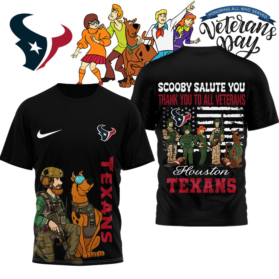 Premium NFL HOU x SCO Salute Veterans T-shirt V15 NMD NHM