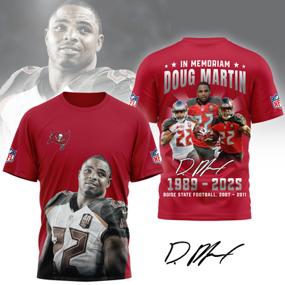Premium NFL In Memory Of Doug Martin T-Shirt  V7 NMD TTV