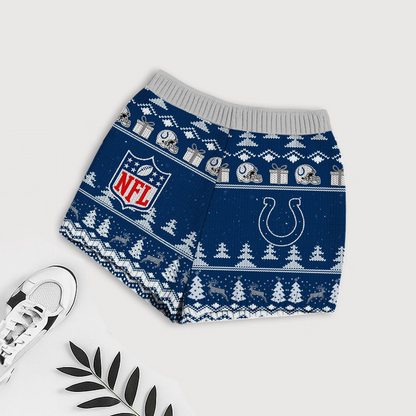 Premium NFL IND Holiday Sweatshirt & Shorts Set V1 NMD TTV
