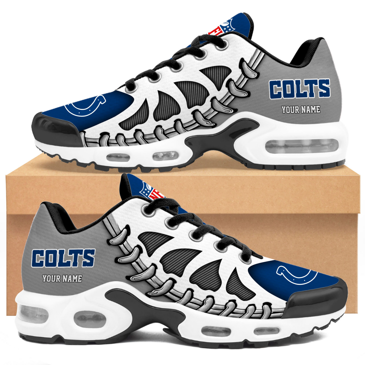 Premium NFL IND Spine Rush Air Max Sneaker V4 NMD  TTV