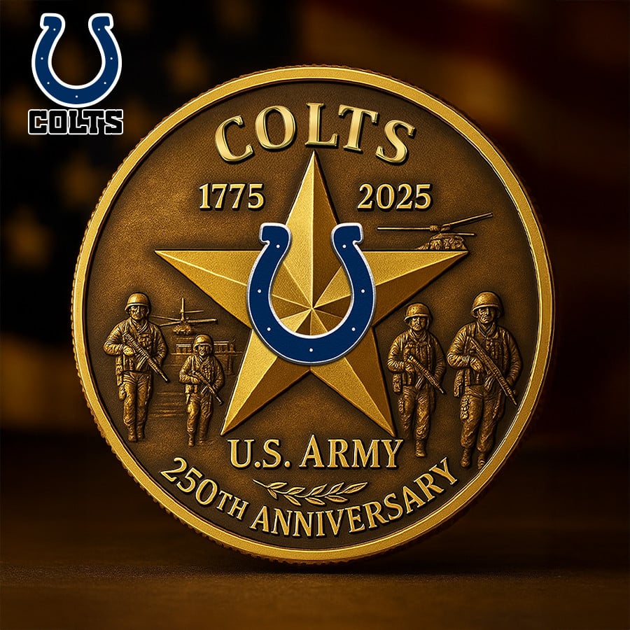 Premium NFL IND U.S Army Anniversary Coin V1 NMD NHM
