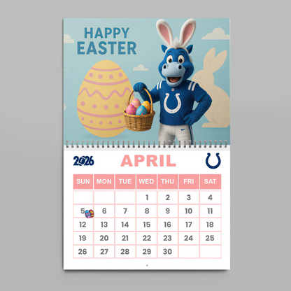 Premium NFL IND Wall Calendar 2026 V1 NMD TTV