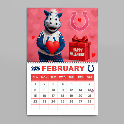 Premium NFL IND Wall Calendar 2026 V1 NMD TTV