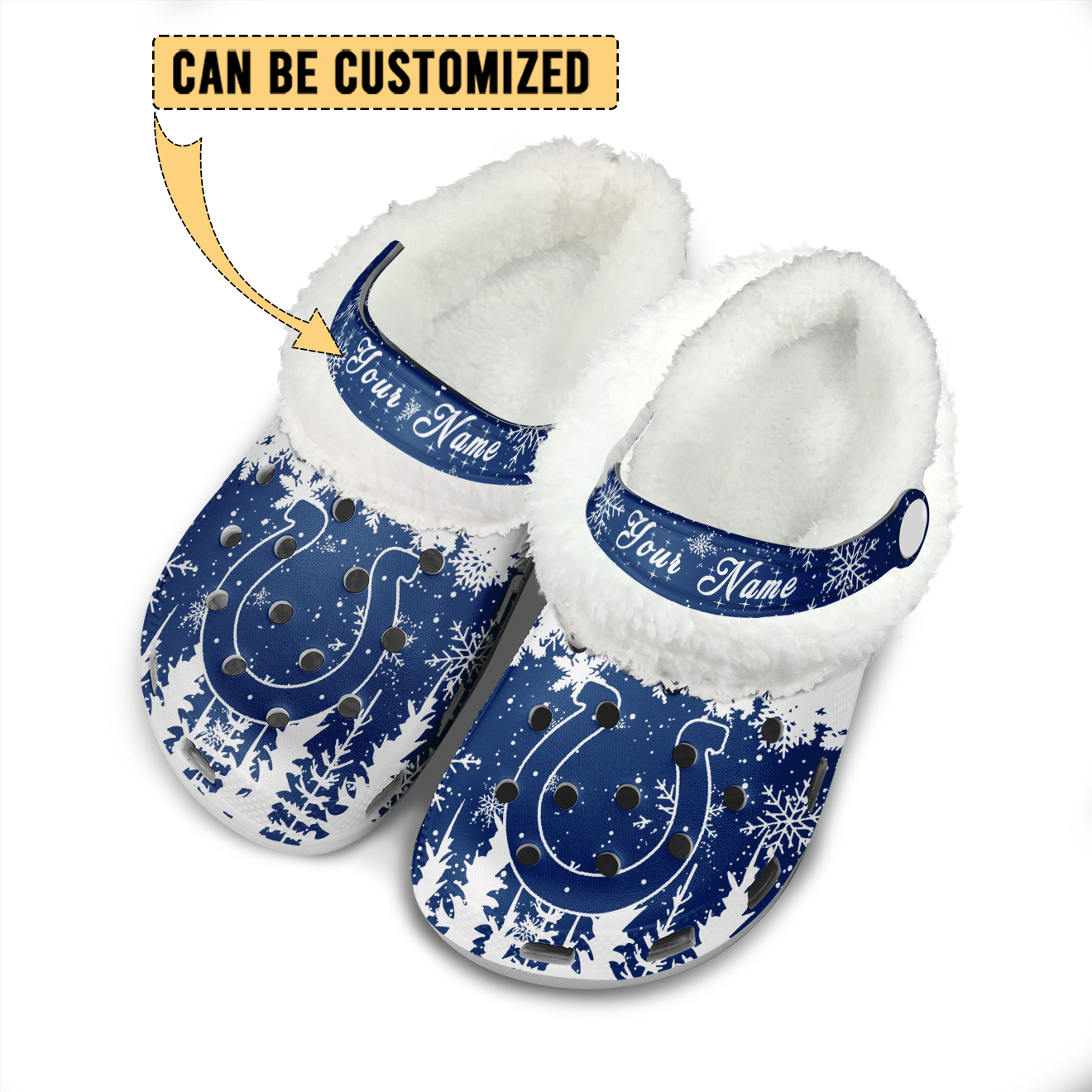 Premium NFL IND Winter Fleece Clogs V1 NMD TTV