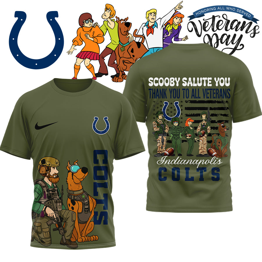 Premium NFL IND x SCO Salute Veterans T-shirt V15 NMD NHM