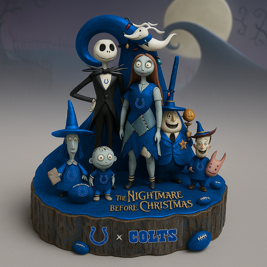 Premium NFL IND x TNBC Acrylic Plaque V4 NMD TTV